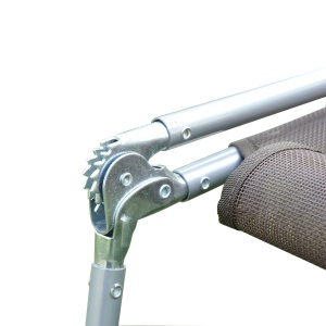 sezlong reglabil, 182x56x28cm, culoare cafea - Img 7