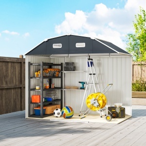sopron Depozitare 8×4 ft – Exterior pentru Unelte & Accesorii - Img 7