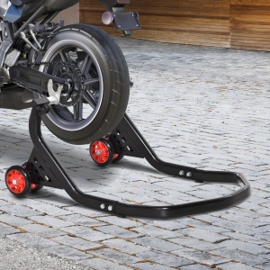Stender spate Universal de Ridicare pentru Motociclete pana la 200 kg, Negru - Img 2