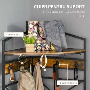 Suport Haina Colt – Banca, Pantofar & Carlige Stil Industrial - Img 5