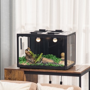 Terariu din Sticla 60×40×40,5 cm – Pentru testoase & Reptile - Img 2