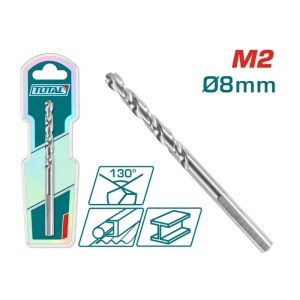 TOTAL - BURGHIU PENTRU METAL M2 HSS - 8mm