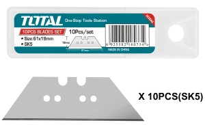 TOTAL - SET LAME CUTTER 61mmX19mm - 10BUC