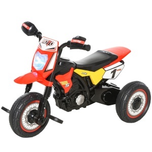Tricicleta Copii 18–36 Luni – Stil Motocicleta cu Lumini & Sunete - Img 1