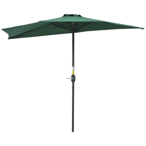 Umbrela Semicirculara Impermeabila Protectie UV Verde 269 x 138 x 236cm - Img 1