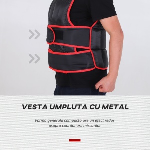 Vesta Ponderata – 20 kg cu 38 Greutati & inchidere Velcro - Img 6