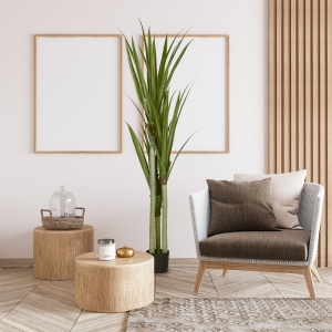 Yucca Artificială 190cm Plantă Artificială cu 39 Frunze Decorațiune pentru Casă Living Birou Grădină Ø17x190 cm Verde - Img 2