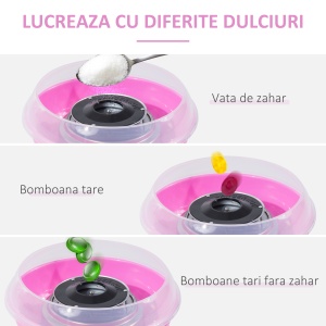 Aparat pentru Vată de Zahăr din PP, Inox și Aluminiu - Img 7