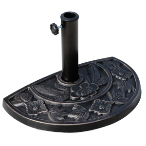 Baza pentru Umbrela de Soare in Rasina Reglabila cu Manivela 9 kg 50x31x32cm