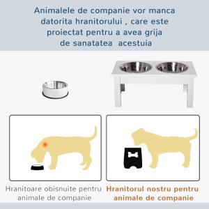 boluri hrana animale, suport inclus, 44x24x15cm - Img 4