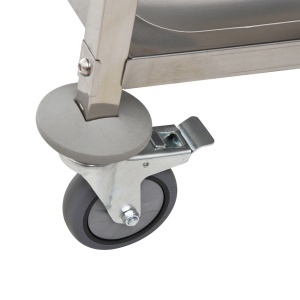 Carucior Pentru Bucatarie 3 Rafturi in Otel Inox 85x45x90cm - Img 9