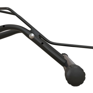 Cavalet pentru Biciclete pentru Anvelope, Suport de Bicicletă de Podea din Oțel, 59x41x38 cm, Negru - Img 9