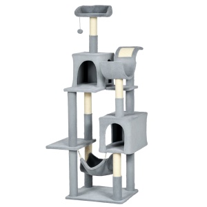 Copac Pisici 177 cm – Turn Catarat Multi-Nivel pentru Interior - Img 1
