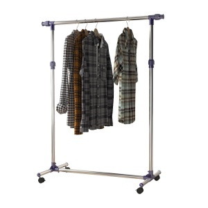Cuier Reglabil cu Roti – Inox 160×170 cm, Mobil & Robust - Img 1