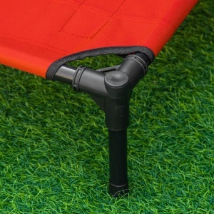 Culcus de Vara Sezlong pentru Caini cu greutatea pana la 11 kg de Exterior si de Interior Rosu - Img 8