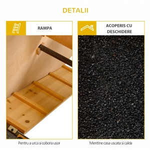Cusca Iepuri Exterior – Lemn & Metal, Cu Rampa & Spatiu Deschis - Img 8