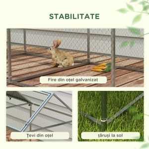 Cusca Pentru Animale Mici, 2x1m Verde - Img 6