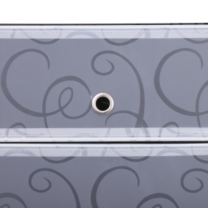 Dulap Pantofi Modular 16 Cuburi in PP Alb si Negru 95x37x160cm - Img 8