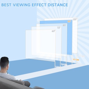 Ecran 84” Motorizat – 4K HD, Montare Perete sau Tavan - Img 6