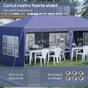 Foisor de Gradina 6x3 m Reglabil in Inaltime - Img 5