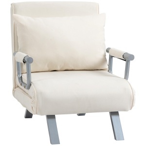 Fotoliu Pat 2-in-1, Design Modern cu Spatar Reglabil - Img 1