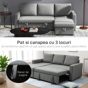 Fotoliu Rabatabil 150° – Electric, Port USB, Bej - Img 4