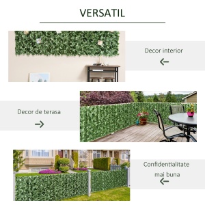 Gard Artificial 240×100 cm – Rulou Verde inchis Anti‑UV - Img 5