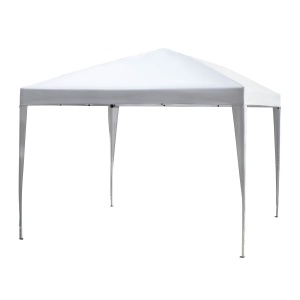 Gazebo Pliabil pentru Grădină - Alb, 2.95x2.95m, cu Accesorii Incluse - Img 1