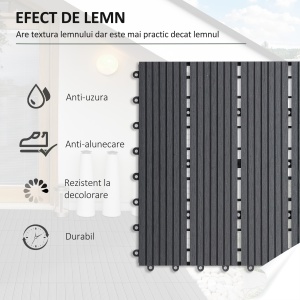 Gresie Gradina Antiderapant 30×30 cm Set 11 Gri - Img 4