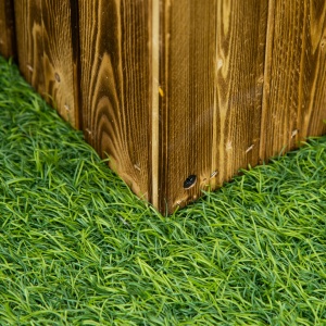 Jardinieră de Grădină Dreptunghiulară pentru Plante, 80x33x30 cm, Lemn Natural - Img 9