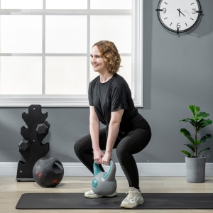 Kettlebell 10kg – PU cu Nisip, Baza Stabila & Maner Ergonomic - Img 7