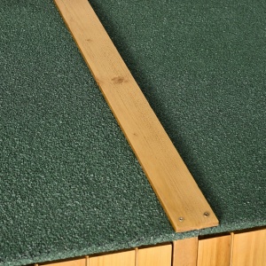 Magazie de Gradina din Lemn cu 2 Usi cu Taburet Inalt cu 2 Rafturi si Acoperis Hidrofug, 140x75x157 cm - Img 9