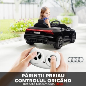 Masina Electrica Copii – Audi 12V cu Telecomanda & Muzica - Img 5