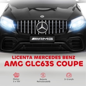Masina Electrica pentru Copii Mercedes, Negru - Img 4