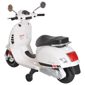 Motocicletă Electrică pentru Copii, 6V cu Muzică, Lumini și Sunete, 102x50,5x75,5 cm, Alb - Img 8