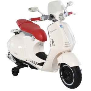 Motocicleta Jucarie Licenta Oficiala Vespa, Roz - Img 1