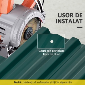 Panouri Otel Galvanizat – 12 Foi pentru Acoperis sau Pereti - Img 5