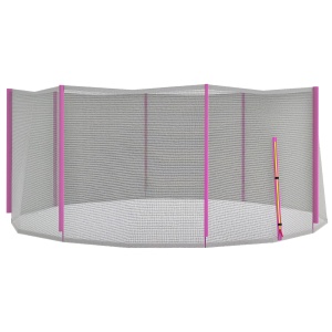 Plasa de siguranta pentru trambulina 366cm, Roz