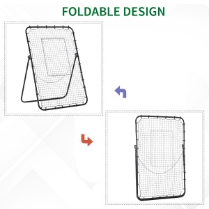 Plasa Rebounder Fotbal – Pliabila, Cu tinta & Unghi Reglabil - Img 4