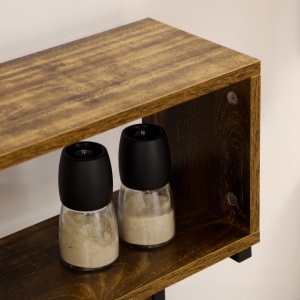 Raft Bucatarie cu Prize – Dulap Multifunctional pentru Microunde - Img 8