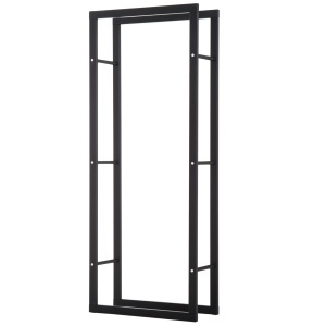Raft Lemne pentru Casa si Gradina Greutate maxima 100kg Negru, 60x25x150cm