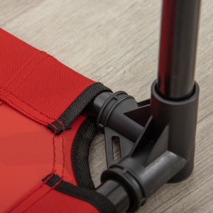 Saltea estivala pliabila pentru caini pana la 18kg de exterior si interior pat pentru animale 76x61x18cm rosu - Img 9