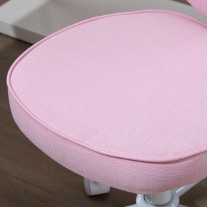 Scaun Birou Copii – Forma Inima, 5 Roti & Suport Rotativ - Img 9