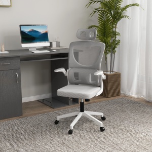 Scaun Birou Ergonomic – Cu Tetiera Reglabila & Suport Lombar - Img 2