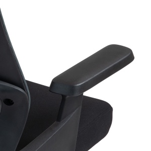 Scaun Ergonomic de Birou Înclinabil cu Suport Lombar, Tetieră și Înălțime Reglabilă, 66x58x115-123 cm, Negru - Img 9