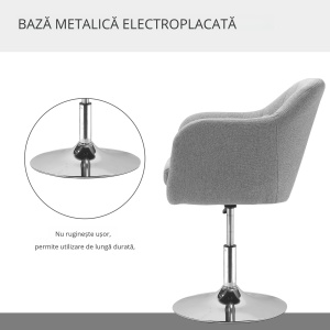 Scaun Pivotant 360° cu Suport Lombar - Img 4