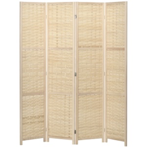 Separator Interior – Lemn & Bambus 170 cm, Maro Natural