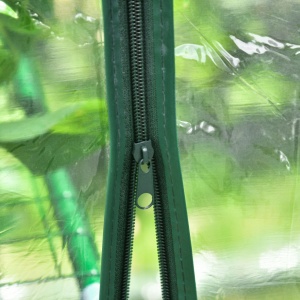 Seră de Grădină, Seră în Aer Liber, Seră de Balcon cu Rafturi pentru Plante Legumicole, 1,43x1,43x1,95 m, Transparentă - Img 8
