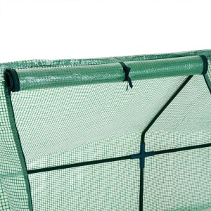 sera gradina cu prelata, 270x90x90cm, verde - Img 8