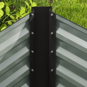 Set 2 Jardiniere Gradina inaltate 120×60×60 cm – Otel Galvanizat - Img 9
